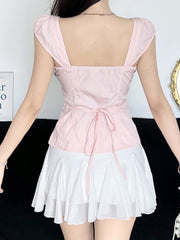 cutiekill-flavia-pink-bubble-puff-top-om0467