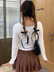 French ribbon bow top