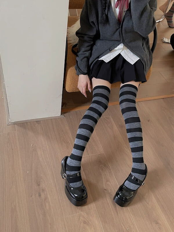 Girl candy stripe stockings – Cutiekill