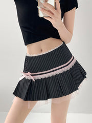 cutiekill-girly-academia-pinstriped-mini-skirt-om0363