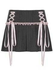 cutiekill-girly-pink-lace-up-ribbon-skirt-om0457