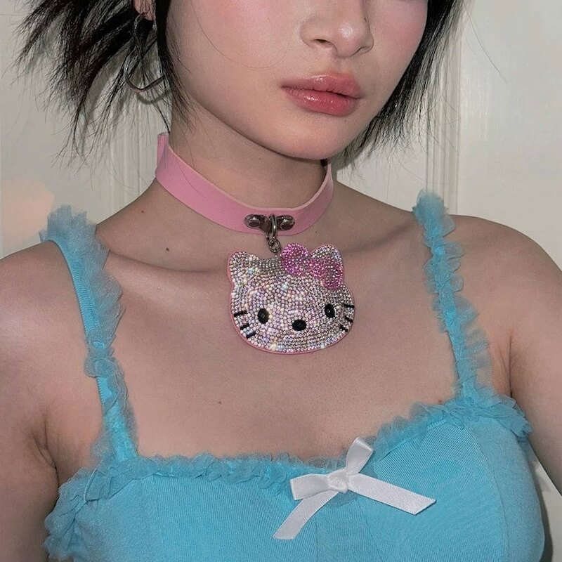 cutiekill-glittering-kitty-doll-y2k-choker-ah0791