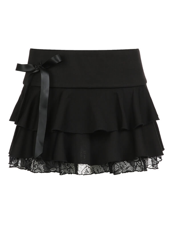 cutiekill-gloomy-coquette-bow-skirt-om0344