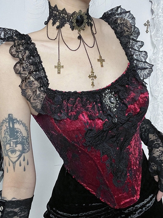 cutiekill-gorgeous-gem-lace-camisole-ah0530