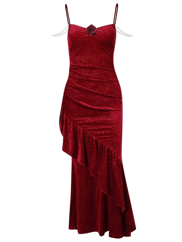 cutiekill-gorgeous-rose-fishtail-dress-ah0534