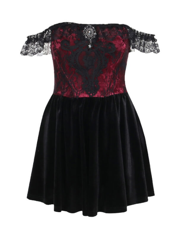    cutiekill-gorgeous-ruby-gothic-dress-ah0565