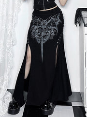 cutiekill-goth-bat-slit-skirt-ah0665