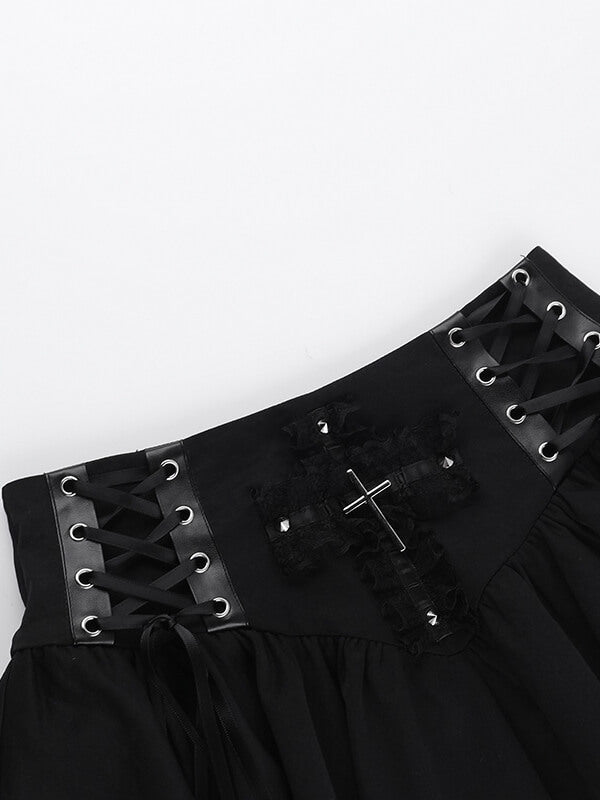 cutiekill-goth-cross-lace-up-skirt-ah0706-6