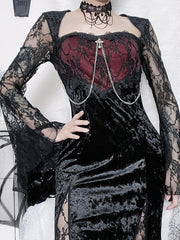 cutiekill-goth-lace-long-dress-ah0251