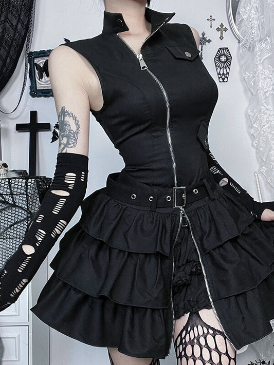 cutiekill-goth-punk-zipper-dress-ah0815
