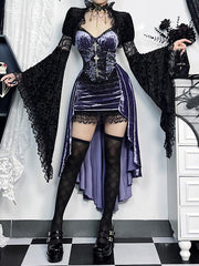 cutiekill-goth-purple-trailing-dress-ah0542