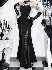 cutiekill-gothic-aesthetic-lace-patchwork-fishtail-dress-ah0861