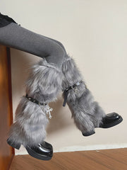 cutiekill-gothic-baroque-cross-studded-chain-furry-leg-warmers-c0505