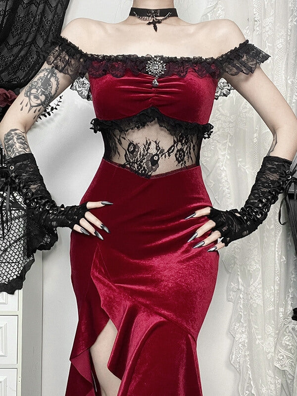 cutiekill-gothic-beauty-slit-dress-ah0751