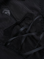 cutiekill-gothic-cross-cut-out-lace-up-blouse-ah0866