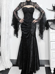      cutiekill-gothic-elegance-fishtail-skirt-ah0648