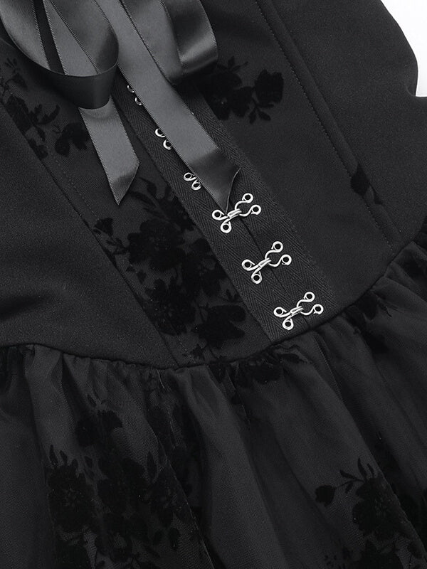 cutiekill-gothic-lolita-floral-mesh-tube-dress-ah0830