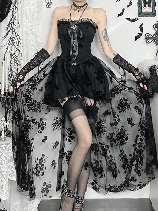 cutiekill-gothic-lolita-floral-mesh-tube-dress-ah0830