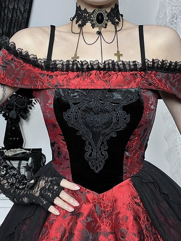 Gothic night rose dress – Cutiekill