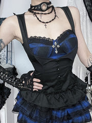 cutiekill-gothic-plaid-corset-tank-top-ah0862