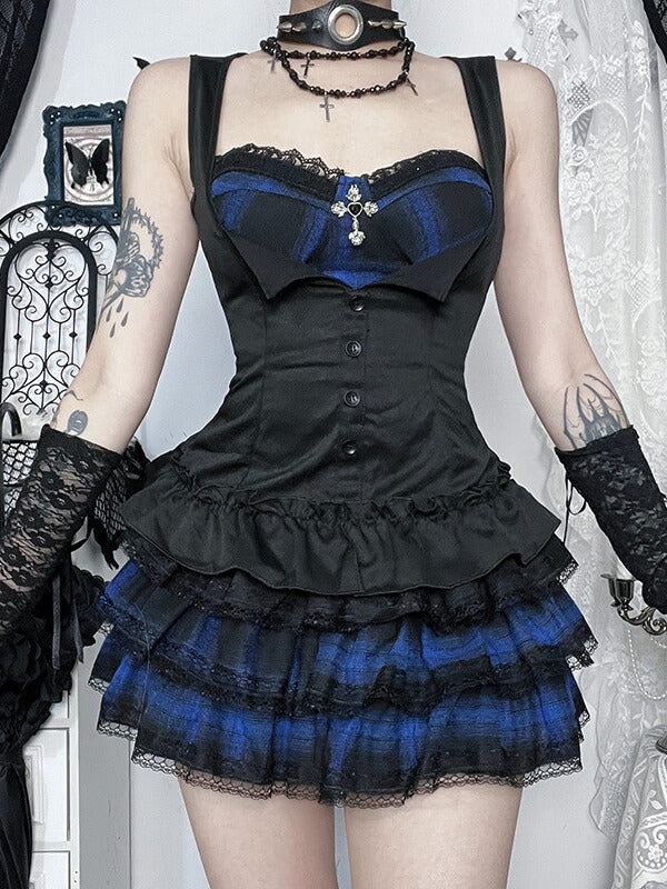 cutiekill-gothic-plaid-corset-tank-top-ah0862