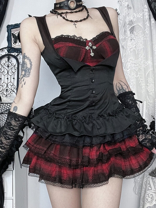 cutiekill-gothic-plaid-corset-tank-top-ah0862