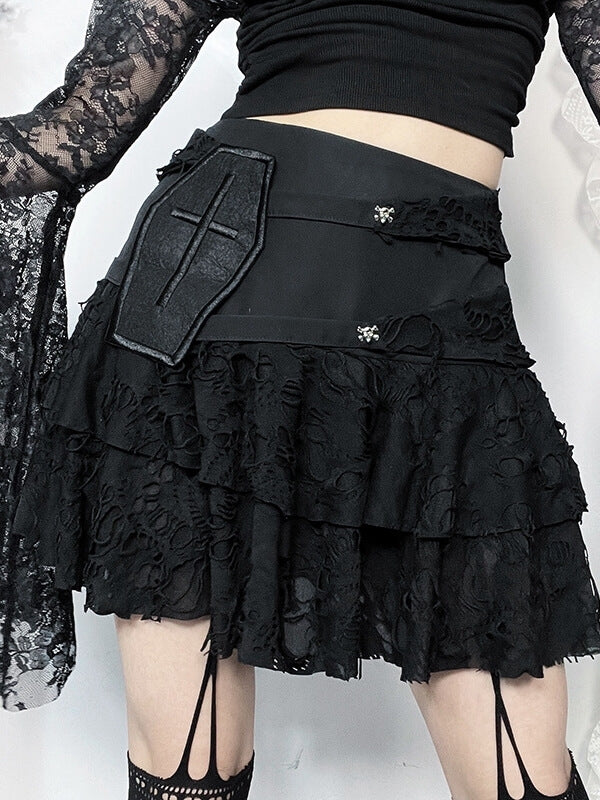 cutiekill-gothic-ripped-layered-skirt-ah0642