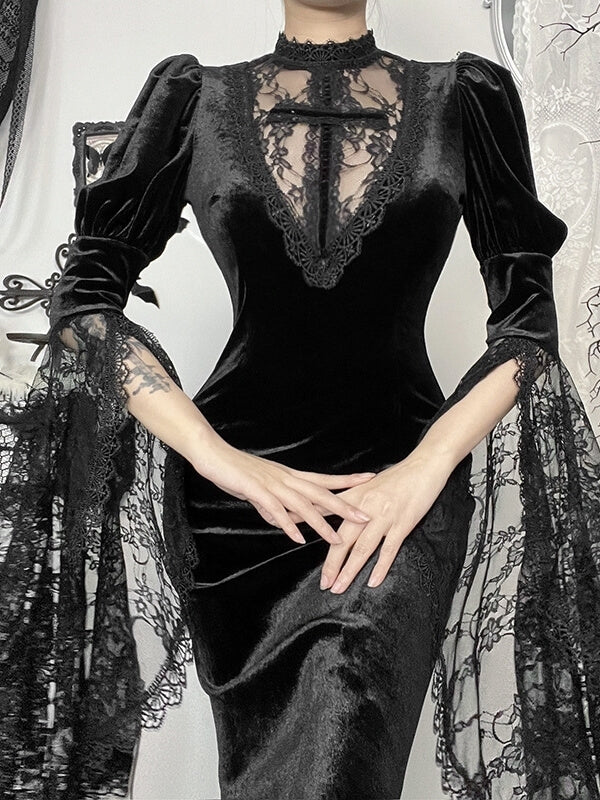 cutiekill-gothic-see-through-cross-witchy-dress-ah0771