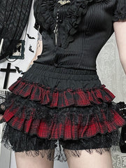 cutiekill-gothic-spiderweb-lace-red-cake-skort-ah0836