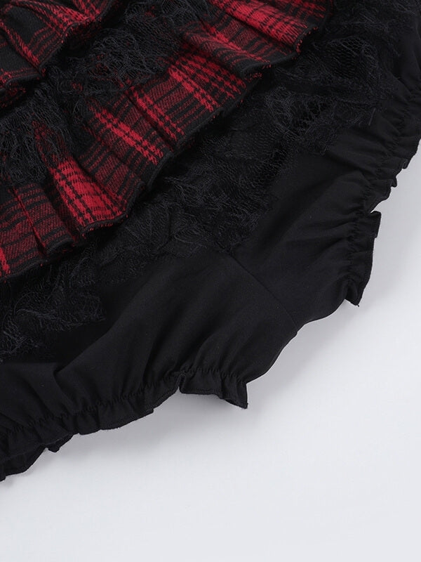 cutiekill-gothic-spiderweb-lace-red-cake-skort-ah0836