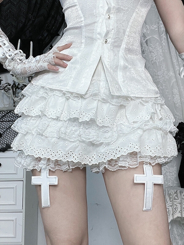 cutiekill-gothic-white-cross-cake-bloomer-skort-ah0869
