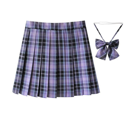 cutiekill-grape-purple-jk-vintage-plaid-uniform-skirt-c0018315