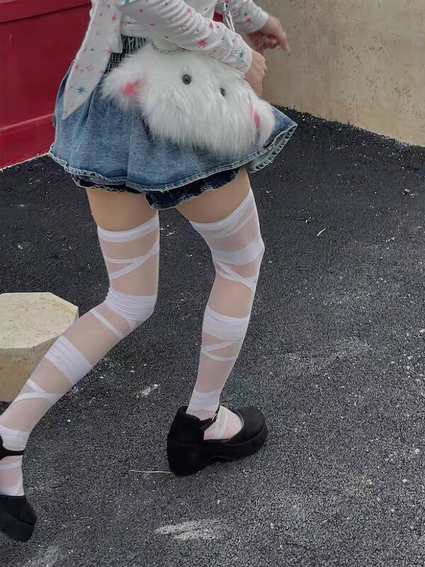    cutiekill-harajuku-bandage-stockings-c0325