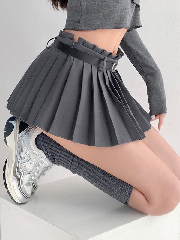 Heartbeat belt mini skirt – Cutiekill
