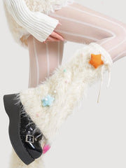 cutiekill-holiday-star-furry-leg-warmers-c0373