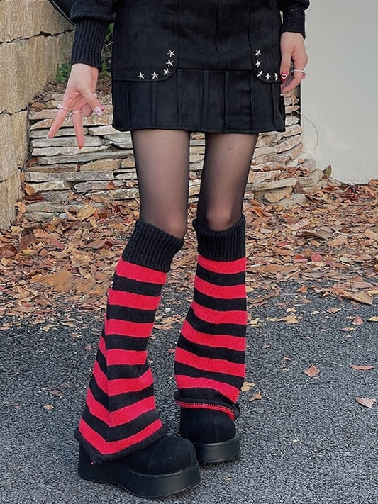    cutiekill-hot-girl-y2k-stripes-knit-leg-warmers-c0071 600