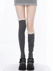 Jfashion cozy twisted knit stockings