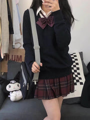 JK 9 color fluffy long sleeves sweater