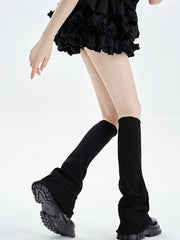 cutiekill-jk-girl-ribbed-flared-leg-warmers-c0308