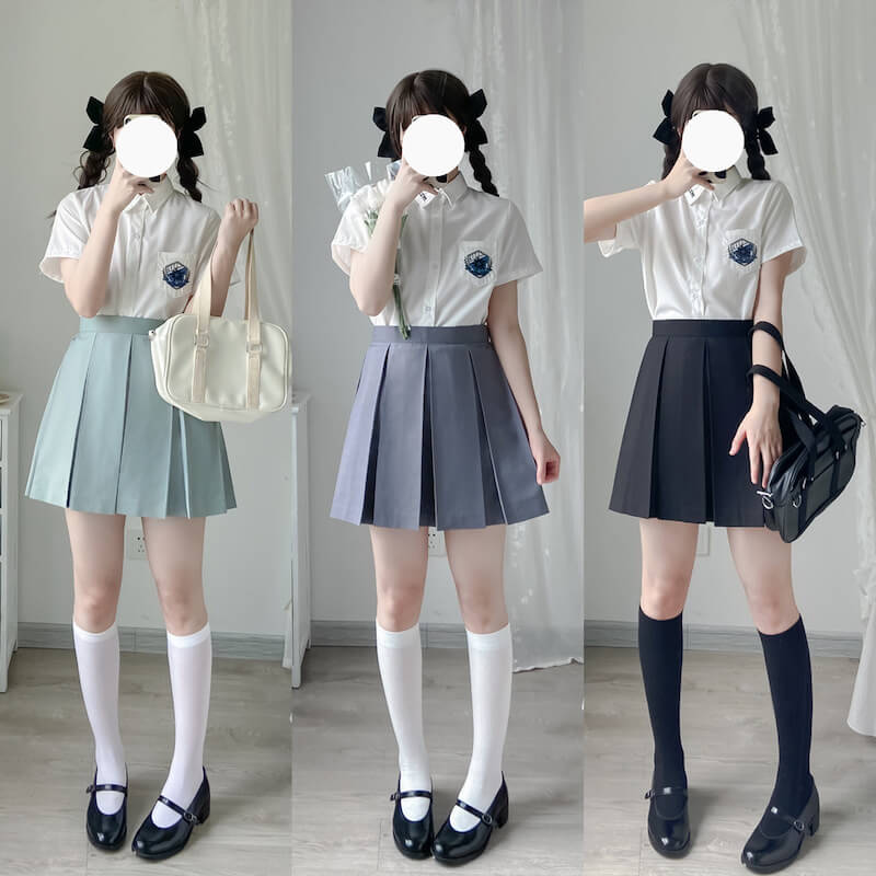 cutiekill-jk-school-uniform-wide-pleated-skirt-jk0002