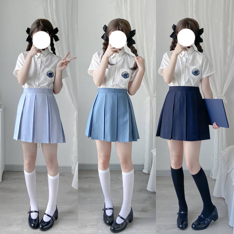 cutiekill-jk-school-uniform-wide-pleated-skirt-jk0002