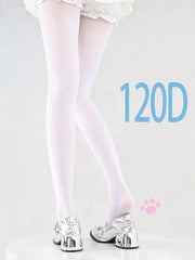cutiekill-jk-style-kitty-paw-anti-slip-tights-c0550