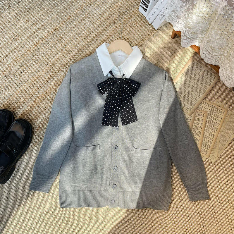 cutiekill-jk-uniform-pure-cardigan-sweater-jk0073