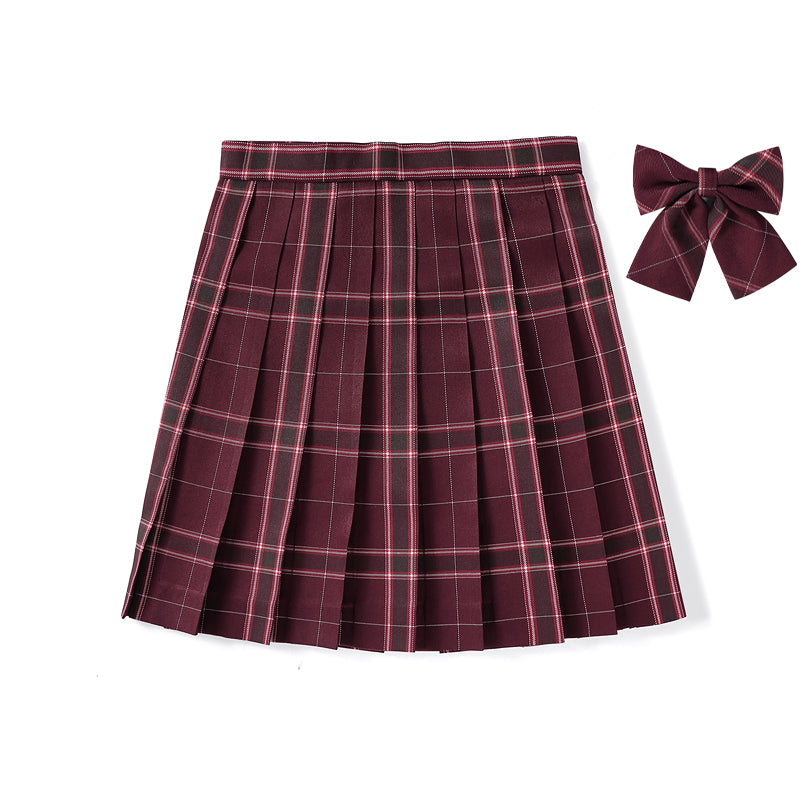 cutiekill-jujube-red-jk-vintage-plaid-uniform-skirt-jk1000-2