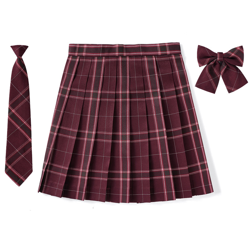 cutiekill-jujube-red-jk-vintage-plaid-uniform-skirt-jk1000-2