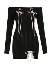 cutiekill-katie-ribbon-knit-dress-om0290
