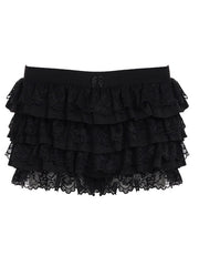 cutiekill-katrina-black-lace-layered-cake-skort-bloomers-om0465