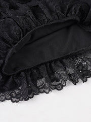cutiekill-katrina-black-lace-layered-cake-skort-bloomers-om0465