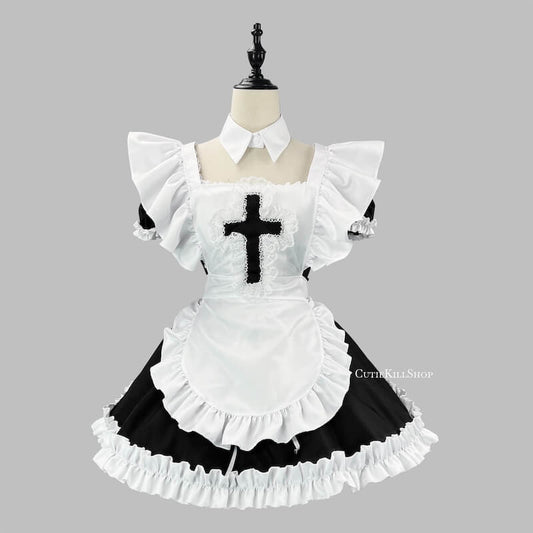 cutiekill-kawaii-cross-classic-maid-dress-ah0849