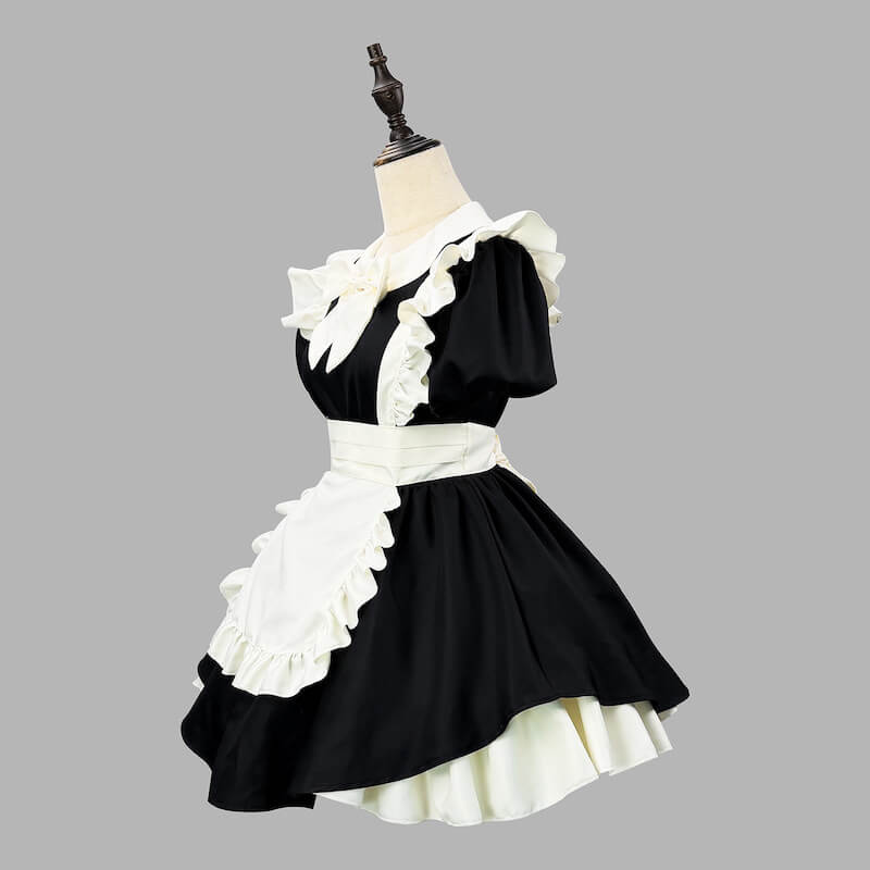 cutiekill-kawaii-vintage-ruffles-maid-dress-ah0905